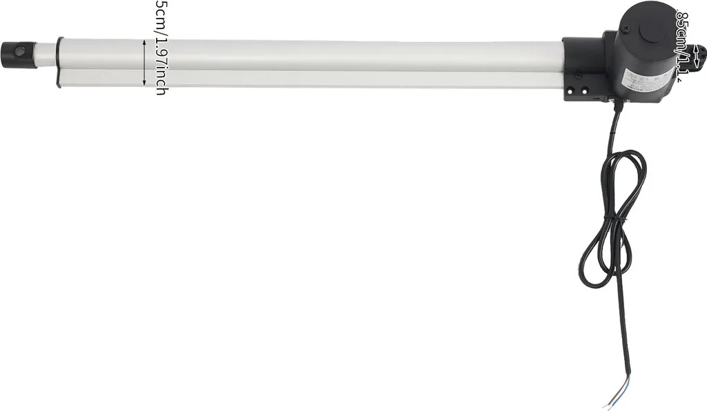 Actuateur linéaire électrique 6000N en alliage aluminium argenté IP44