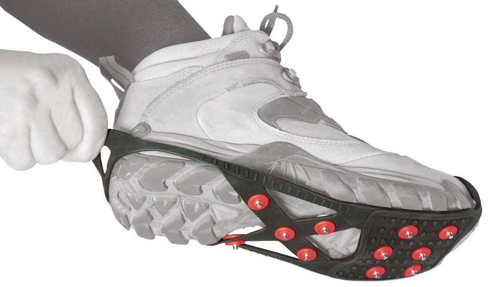 Schuhspikes sicherer Halt auf vereisten Wegen und Schnee, Produktbild 
