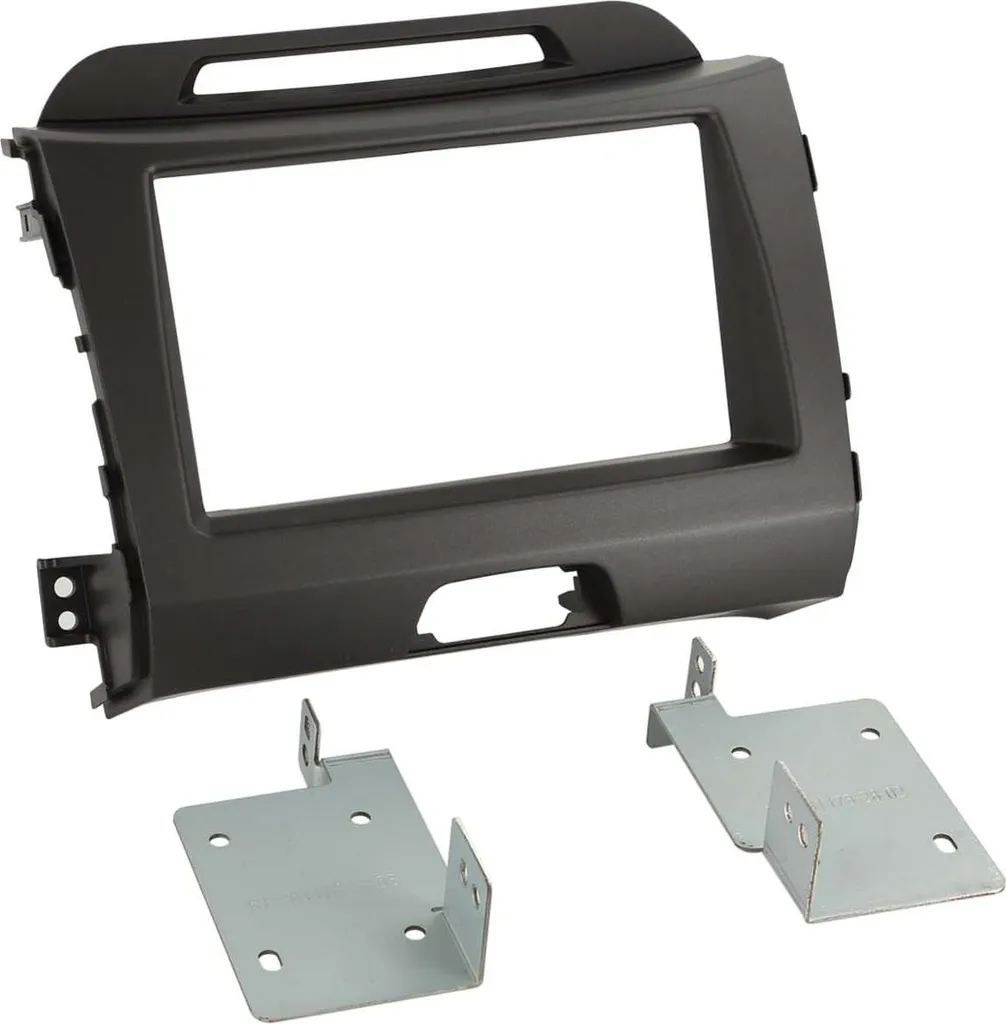 Kit intégration autoradio 2-DIN Kia Sportage : remplacez la console gris