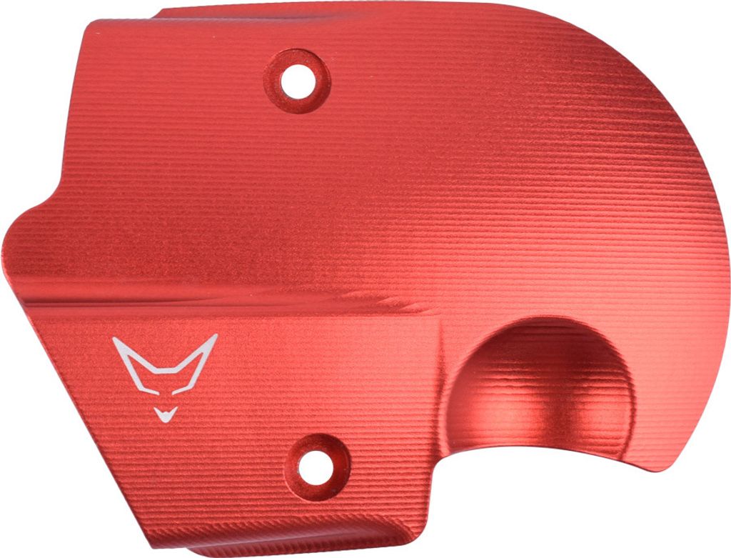 Luftfilter Deckel für Vespa, Aluminium, rot eloxiert