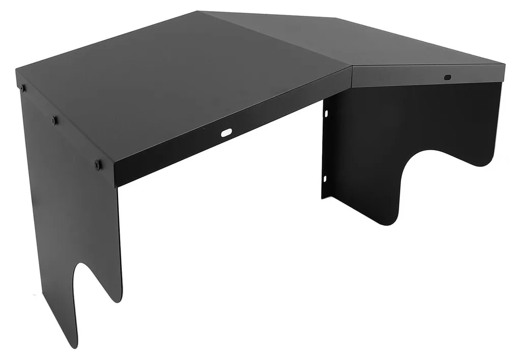 Toit de protection pour borne de recharge EV en acier carbone noir mat - 2