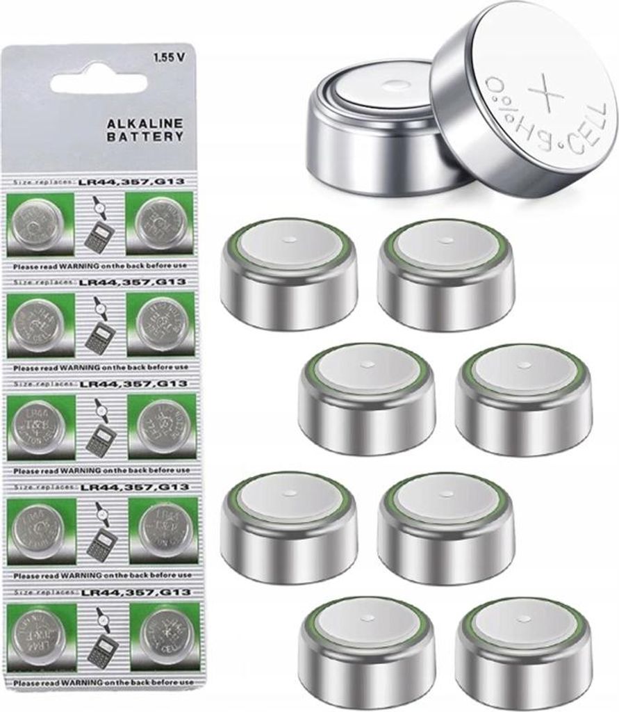 Rosfix Piles Alcalines LR1130 1.55V – Lot de 10 | Ø11,45 mm Image du produit 