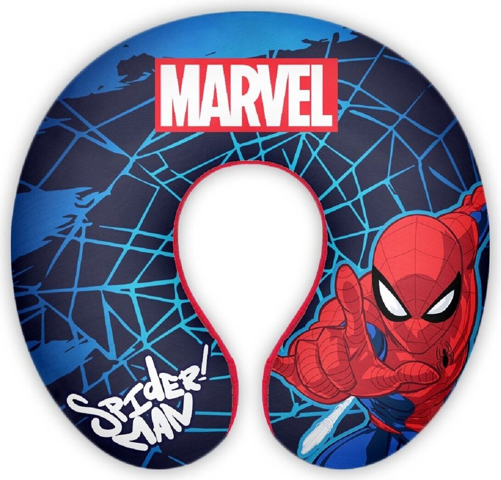 Spiderman Kinder Nackenkissen Komfortables Reisen Produktbild 