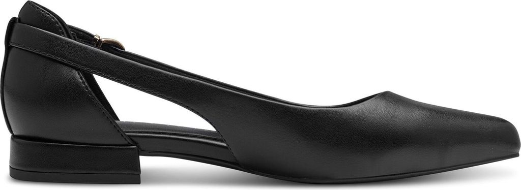 MARCO TOZZI Damen Ballerina Blockabsatz Cut Out Schnalle Produktbild 