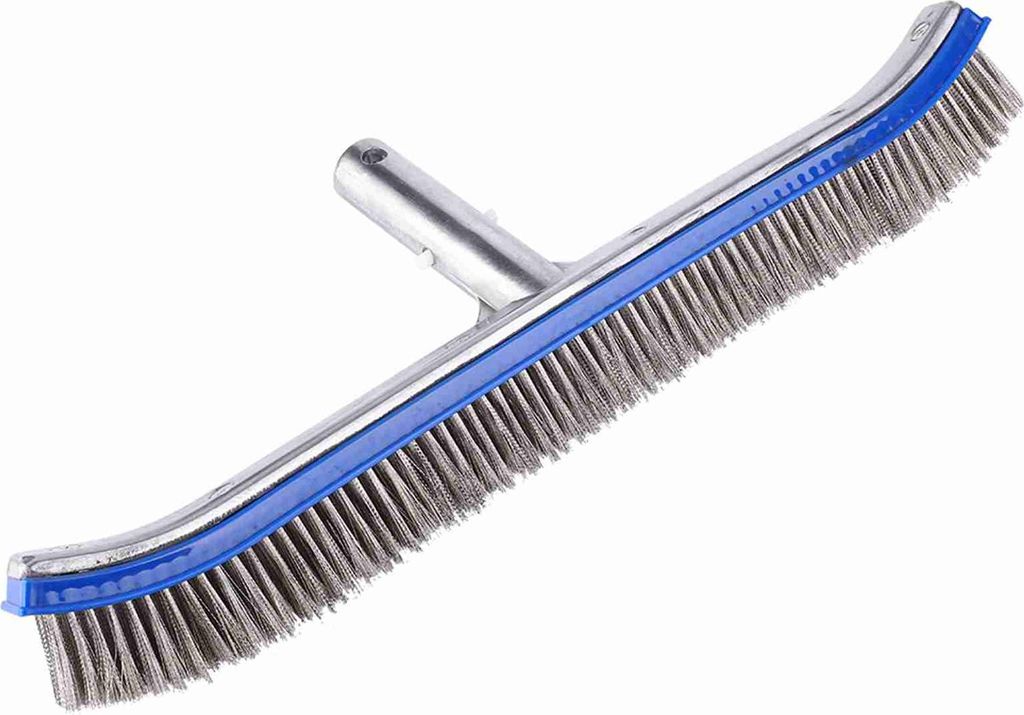 18inch Schwimmbad Stahlbürste Boden Wände Reinigung Zubehör für Teich Spa Hot Spring