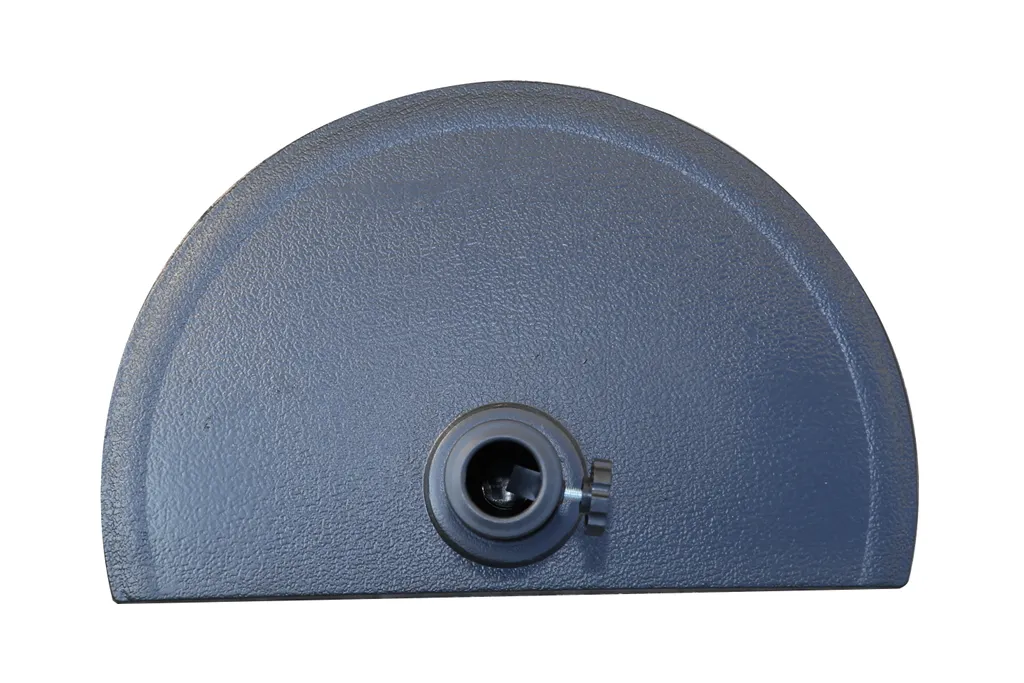Support parasol extérieur résistant aux intempéries coloris gris chic