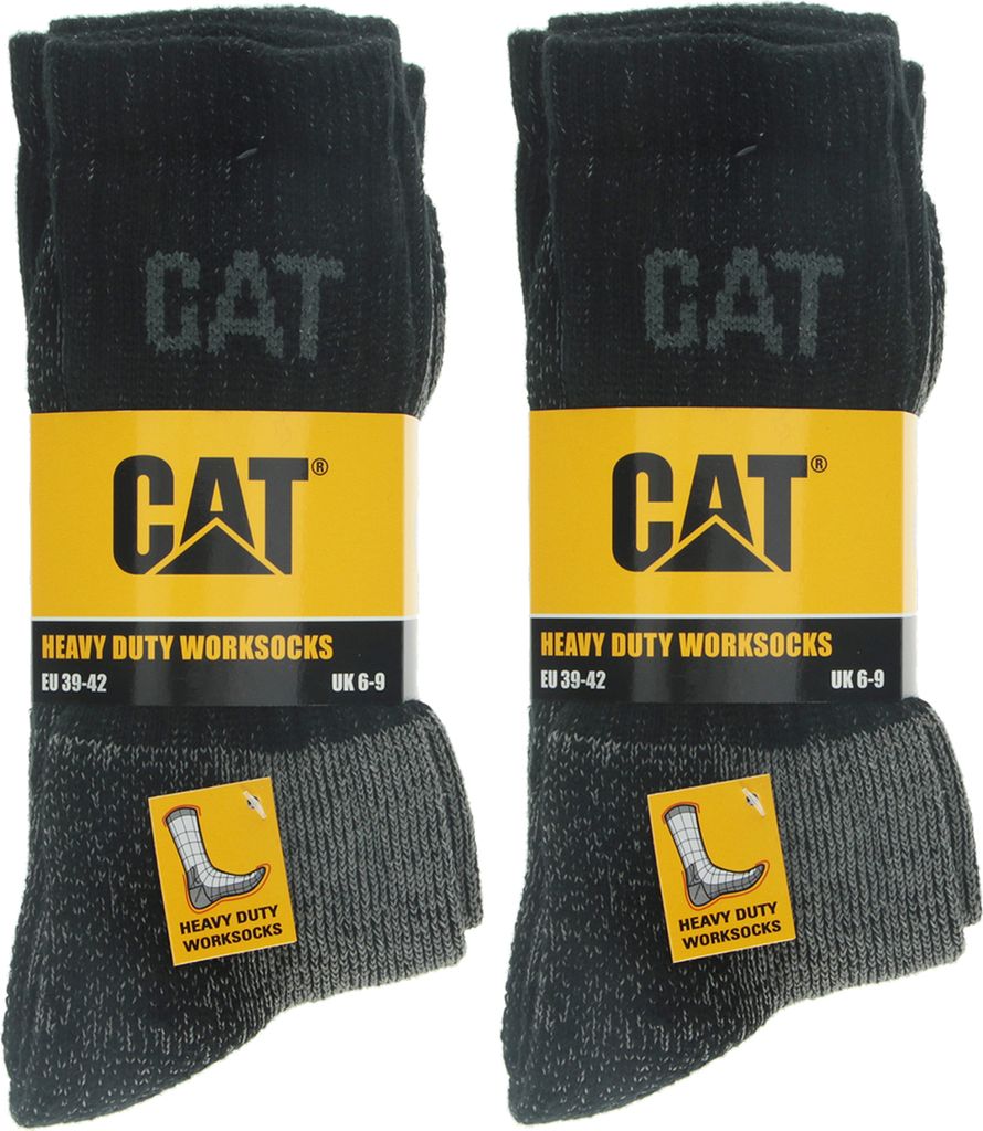 Caterpillar 6 Paar Socken / Arbeitssocken Widerstandsfähige Produktbild 