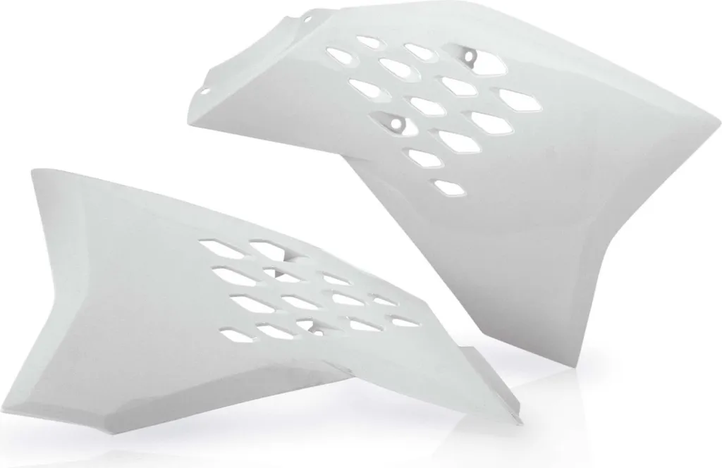 Ouïes de Radiateur ACERBIS Blanches pour Moto KTM SX 65 2016-2023