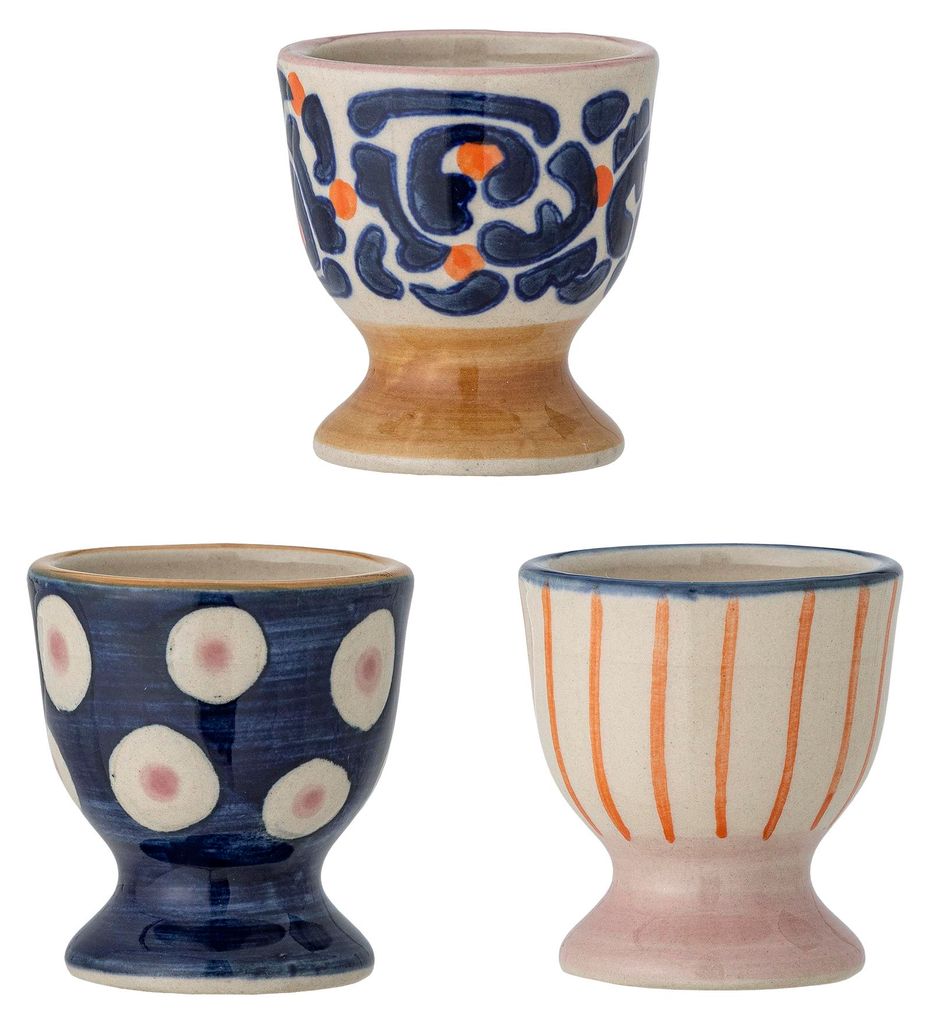 Eviaya Eierbecher, Blue, Steingut Produktbild 