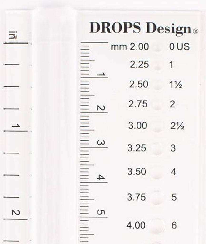 Drahtstärken-Messgerät Drops 6003: Präzise Messung von 2 mm Produktbild 