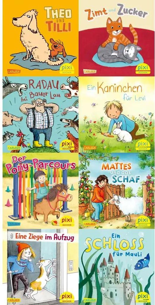 Carlsen Verlag GmbH WWS Pixi-Box 306 Pixis Lieblingstiere