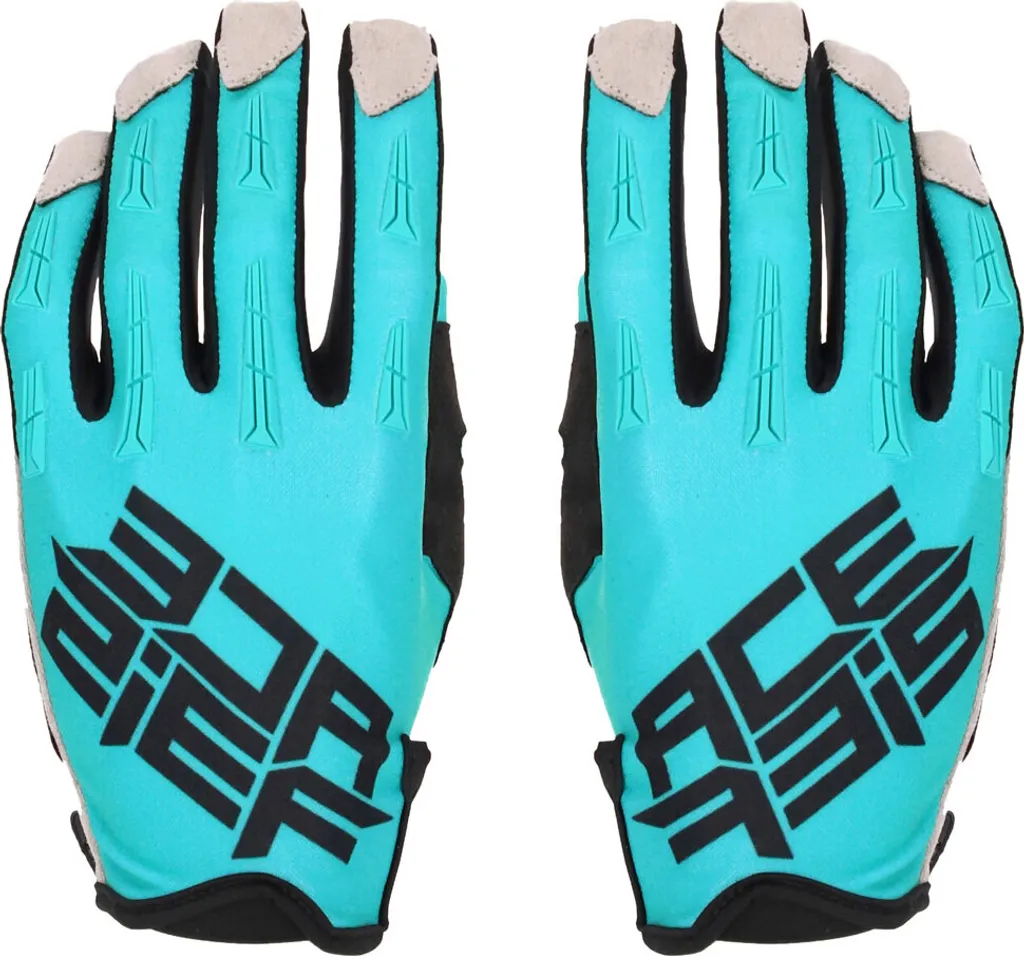 Gants Moto Tout-Terrain Acerbis MX X-H Vert Pétrole Homologués en L