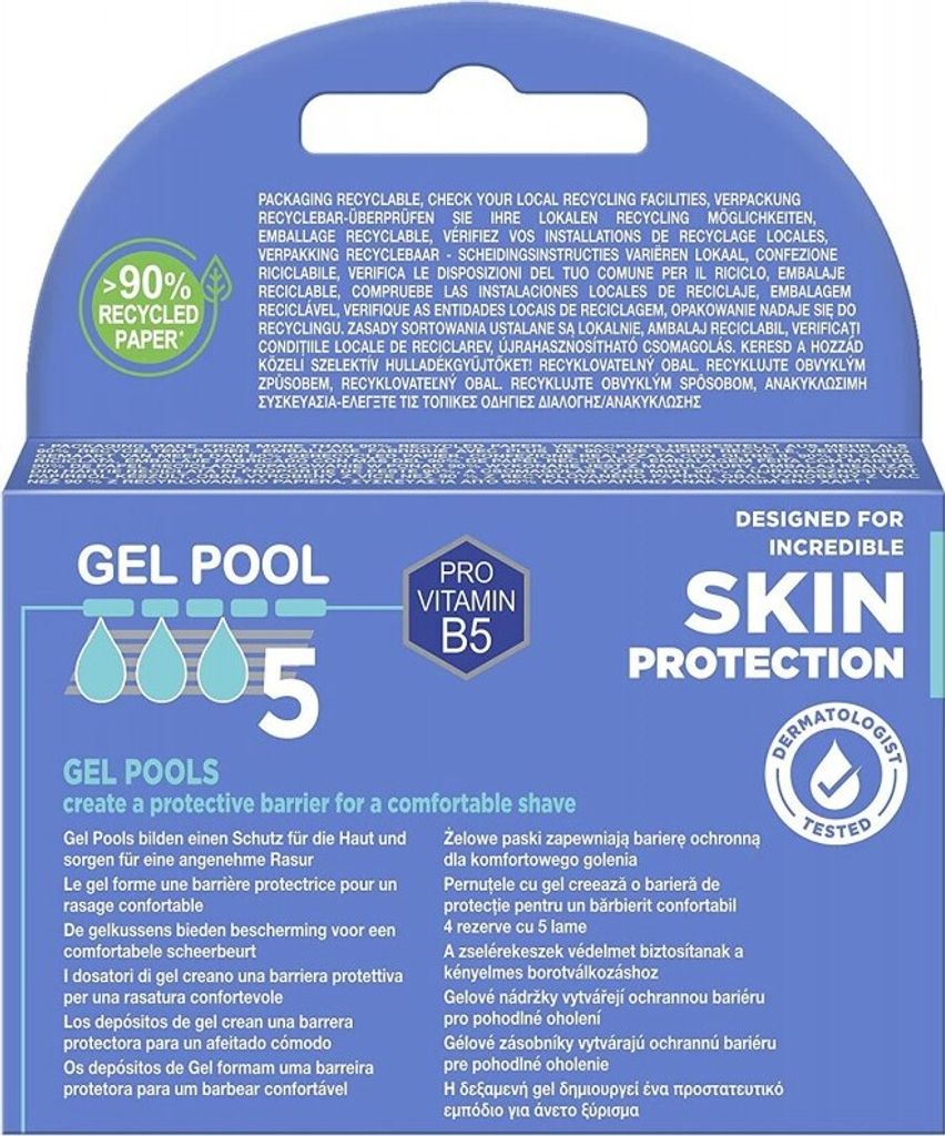 Wilkinson Sword Hydro 5 Skin Protection Razor Blades - Pack Produktbild 2