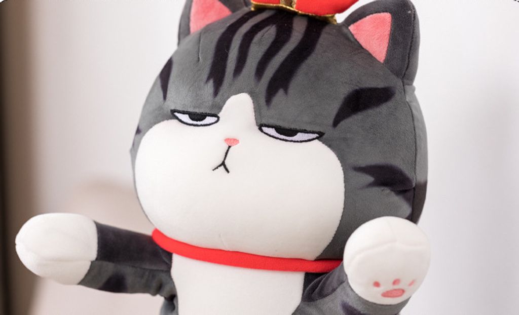 Lange Katze Maskottchen Kuscheltier Plüsch Puppe Kätzchen Produktbild 6