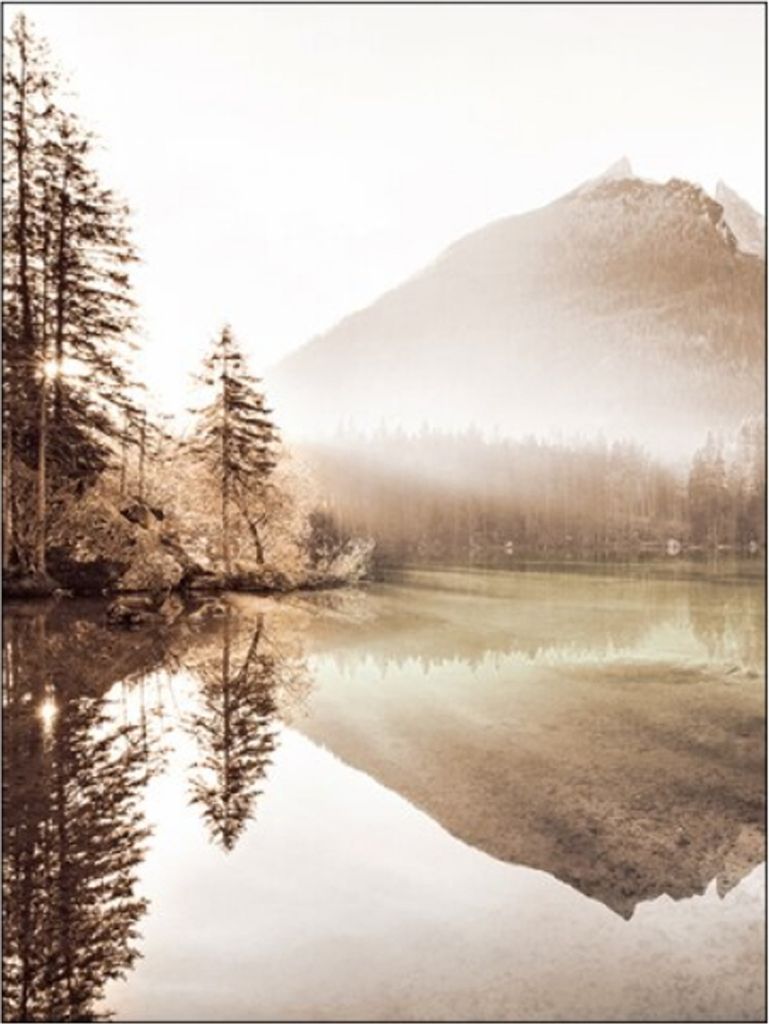 TPFLiving Kunstdruck LW-14 (OHNE RAHMEN) Poster - Leinwand - Wandbild - Hochauflösender Giclée-Druck, langlebig und hochwertig - Landschaften un...