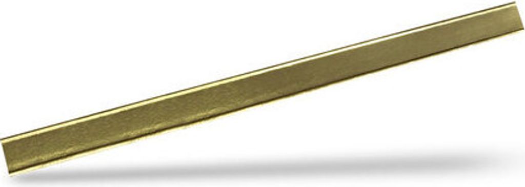 1000x Clipbandverschlüsse Beutelverschlüsse 160 x 8 mm Gold