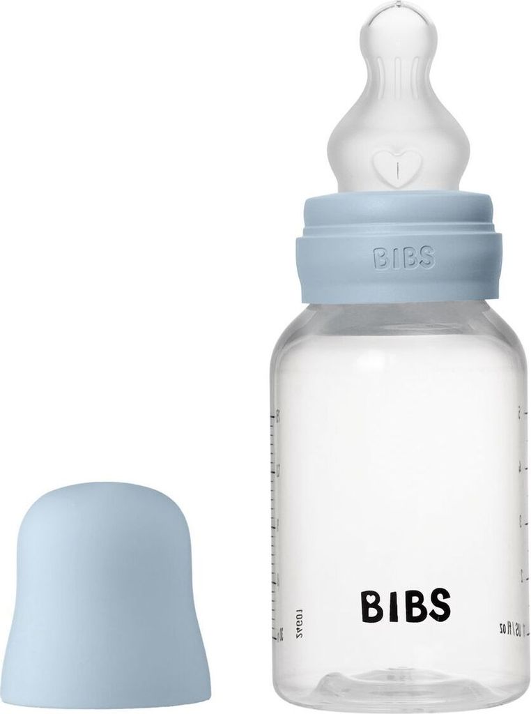Bibs PP-Flasche Baby Bottle Round 150 ml + Silikon