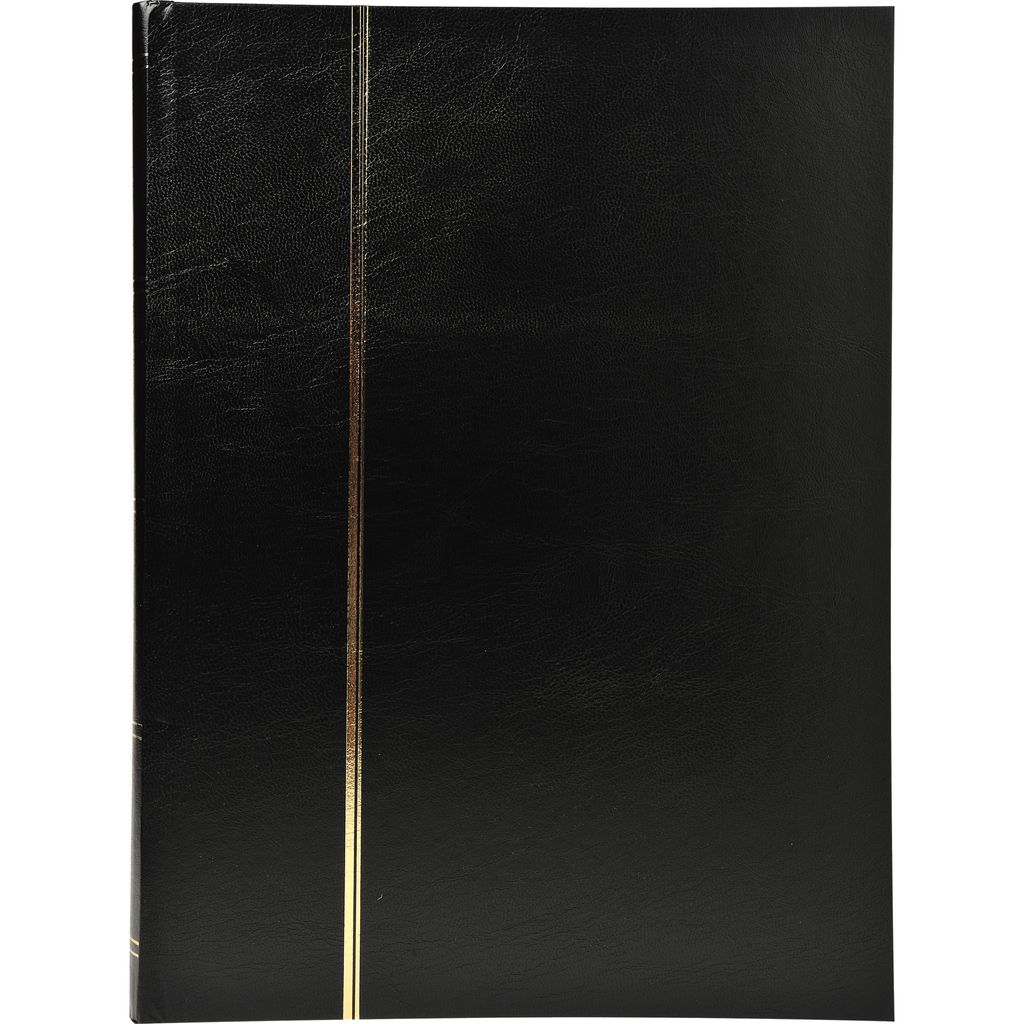 EXACOMPTA Briefmarkenalbum 225 x 305 mm schwarz 48 Seiten Produktbild 