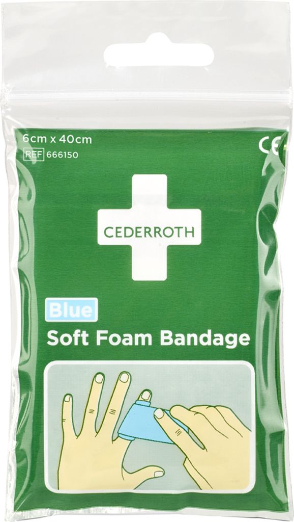 CEDERROTH Pflaster selbsthaftend blau im Taschenformat