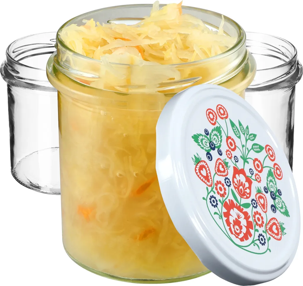 Set Vasetti Vetro KADAX 350ml per Miele e Conserve - Design Ermetico