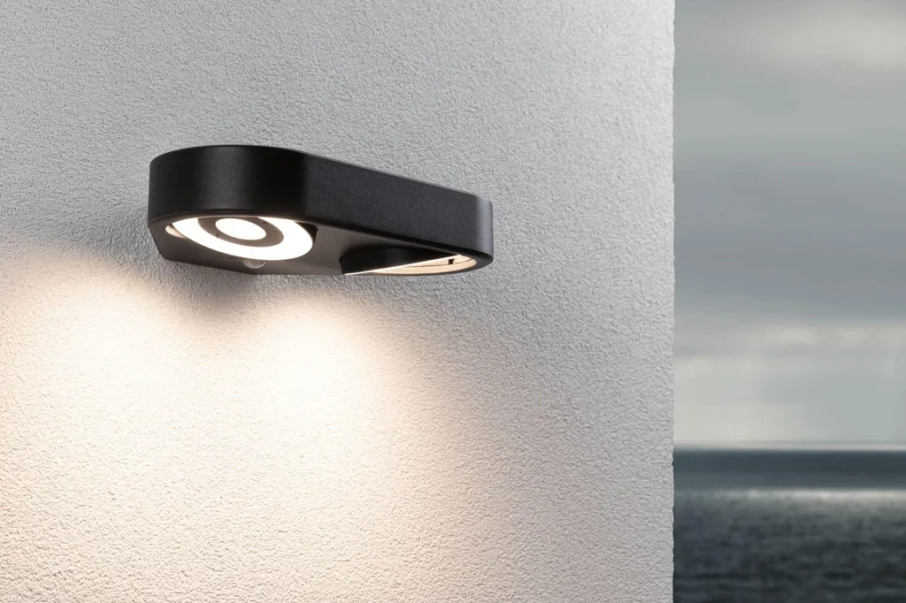 Applique Murale LED Extérieure Double Sortie avec Capteur Crépusculaire