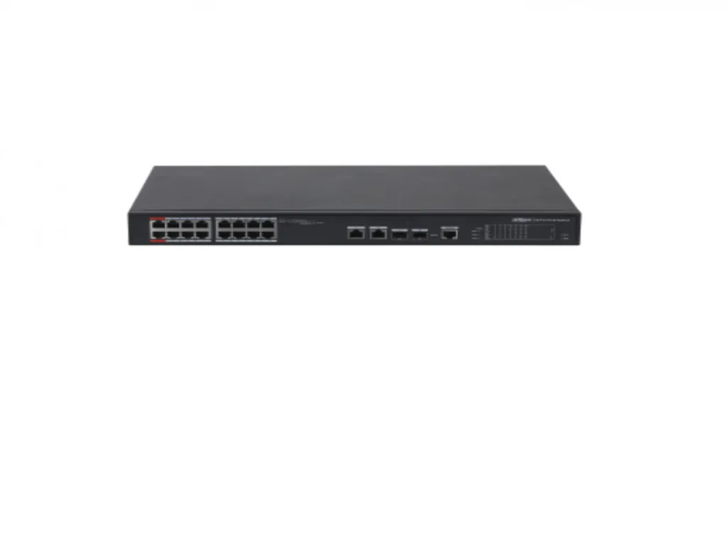 Switch PoE 16 ports Dahua PFS4218-16ET-240 haute puissance 240W rackable