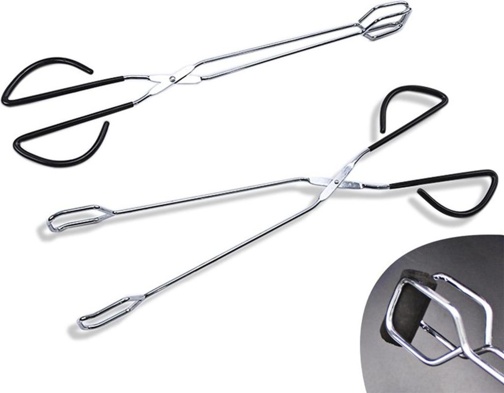 Scherenzange Barbecue BBQ Grill Gebäck Backen Kochen Klemme Kicthen Lebensmittel Edelstahlgriffe