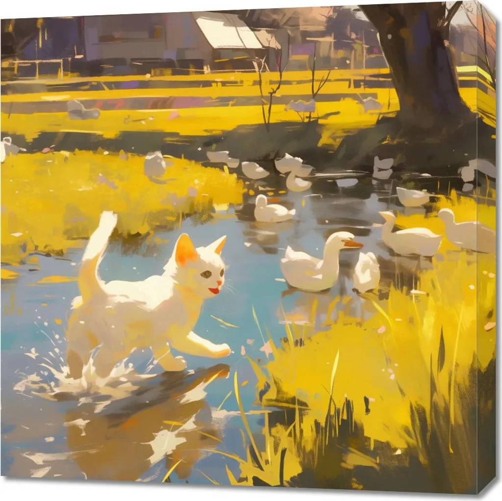 Dipinto Materico 70x70 Sole in Campagna - Arredamento Luxury Moderno