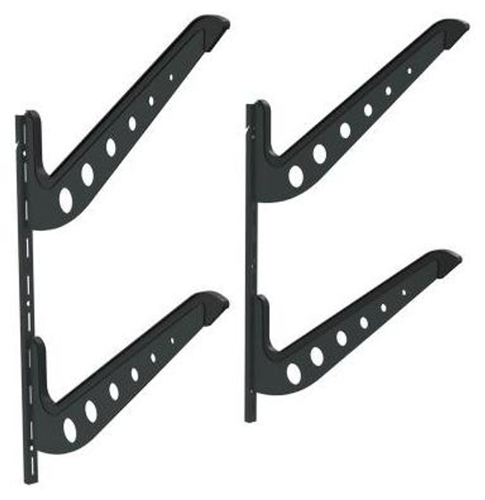 INTEGRI Anthrazit Multifunktionskonsole 460mm Garderobensystem Universal Träger Stahl