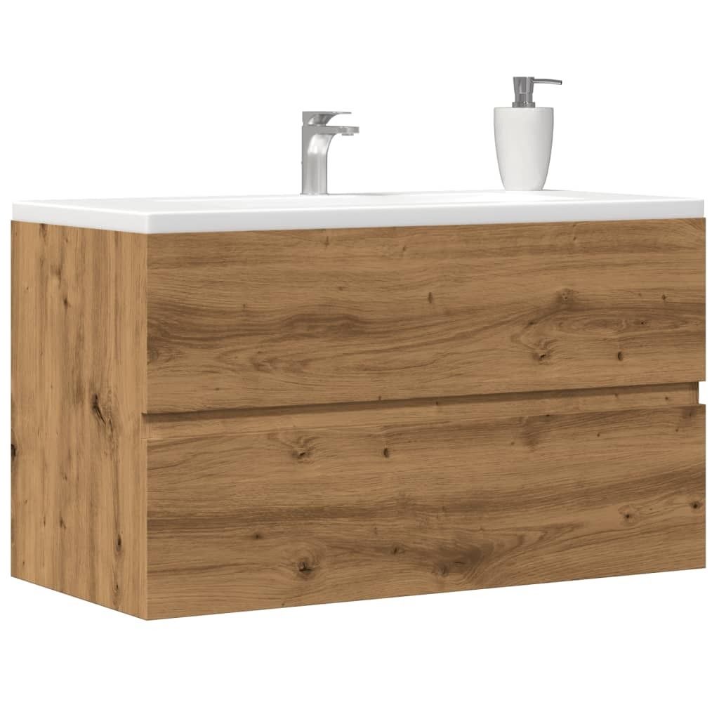 Maison Exclusive - Bad-Hängeschrank Artisan-Eiche 80x38,5x45 cm Holzwerkstoff