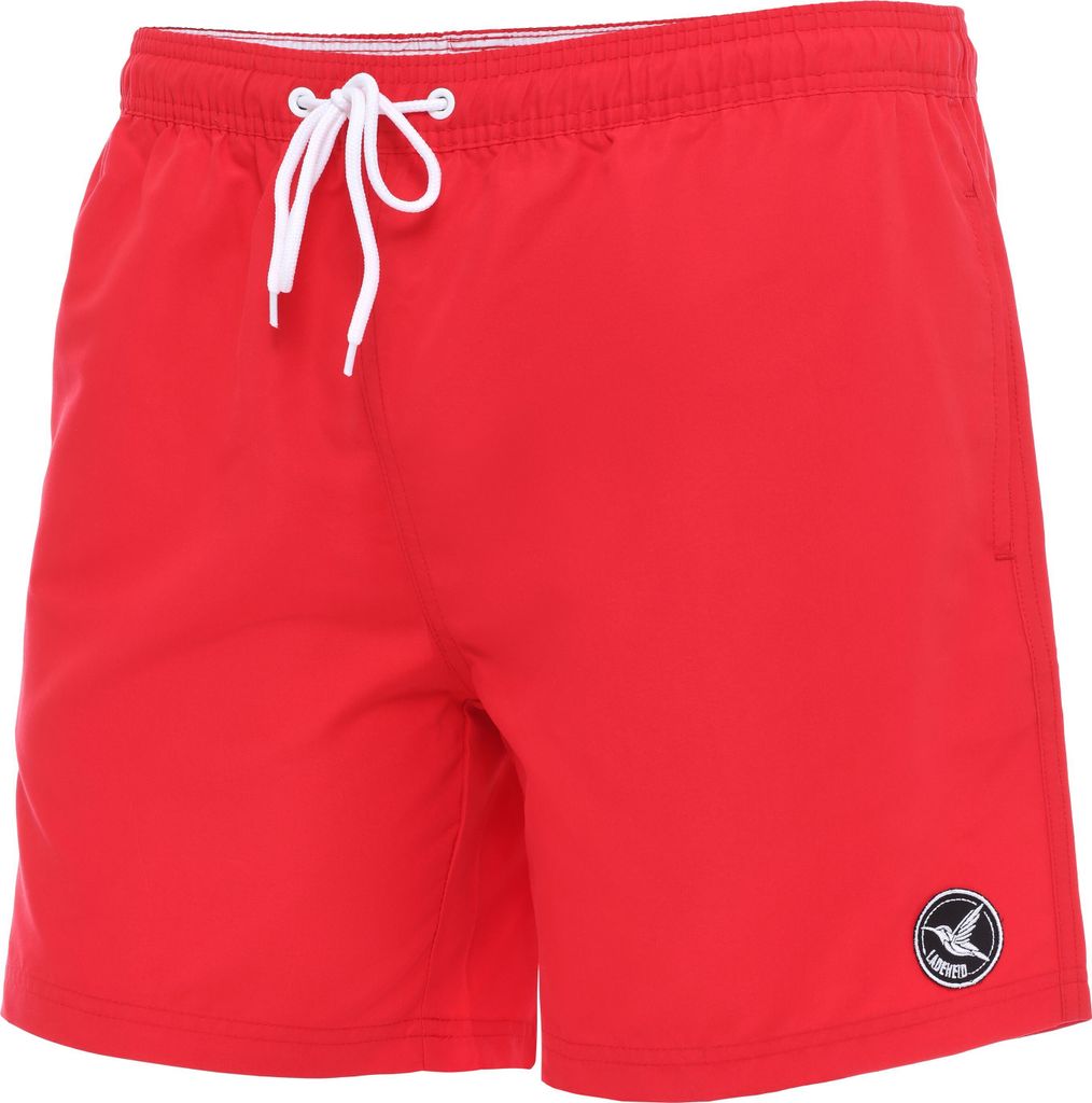 Ladeheid Herren Badehose Badeshorts Beachshorts Schwimmhose LA40-128 (Rot, 3XL)