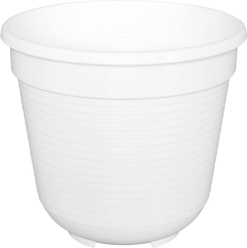 Geli Blumentopf STANDARD Weiß Ø 12 cm - Kunststoff