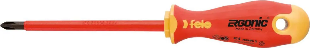 Cacciavite Felo Ergonic VDE 414 Phillips PH0-PH3 Isolato 1000V Professional