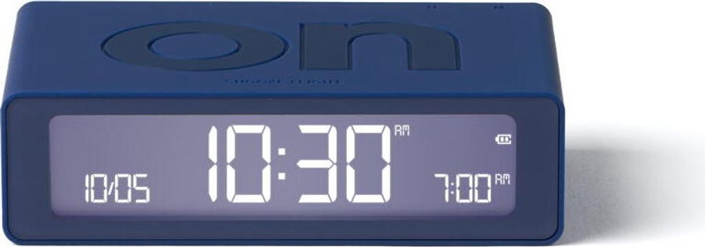 Cyfrowy budzik Lexon LR158DB9 Flip Mini Granatowy Zdjęcie produktu 