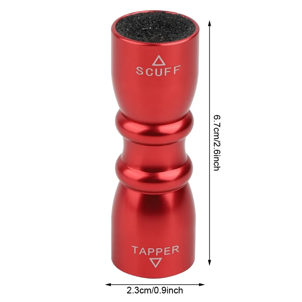 Outil de réparation pour pointe de queue de billard rouge en aluminium