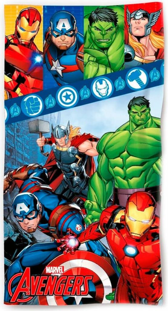 Marvel Avengers XL strandlaken, badlaken, handdoek, 70x140 Productafbeelding 
