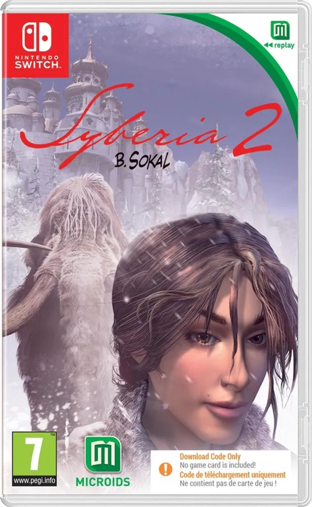 Syberia 2 pour Nintendo Switch - Code In A Box Version PAL Jeu d'Aventure