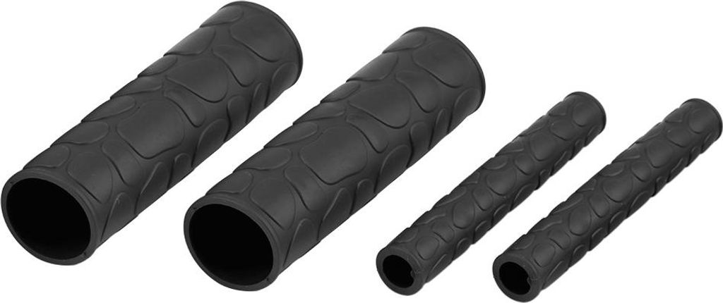 1 Paar Universal Motorrad Anti Slip Weichgummi -Lenker -Griffabdeckungsbremshebel Schwarz