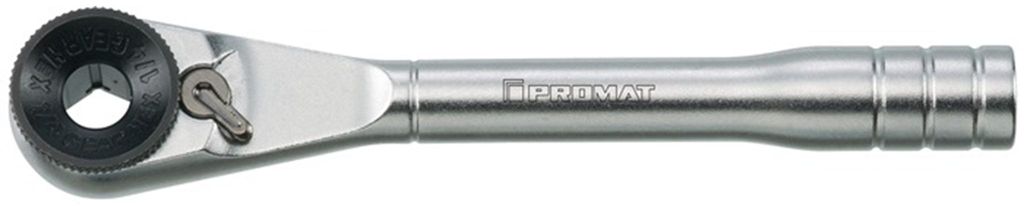 Bit-/Hebelumschaltknarre 1/4 Zoll direkte Bitaufn.L.95mm 72 Z.PROMAT