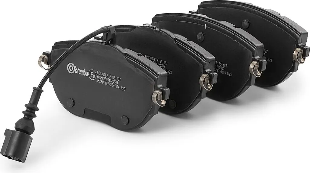 Plaquettes de frein BREMBO P 85 187 avec système anti-bruit et durable
