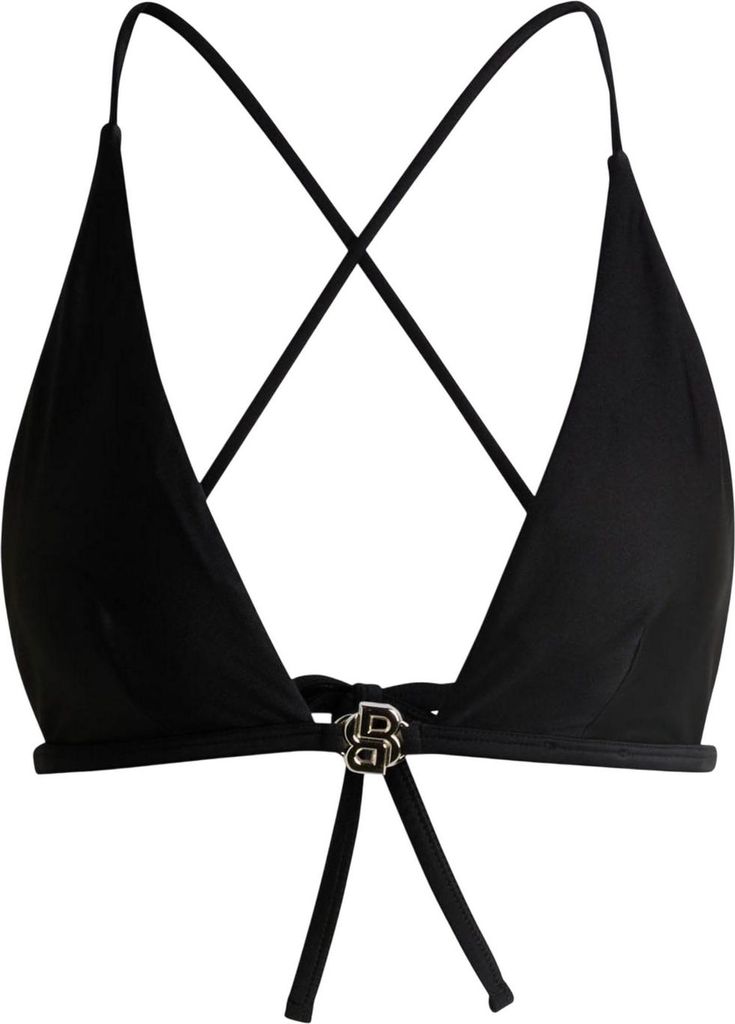 Boss - "Double B" Bikini Oberteil für Damen GT8081 (L) (Schwarz)