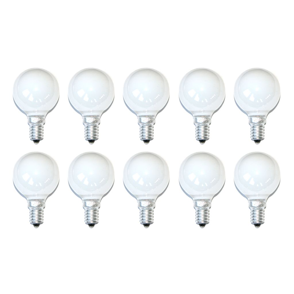 10 x Glühbirne Glühlampe Tropfen 40W 40 Watt E14 Opal Weiss Produktbild 