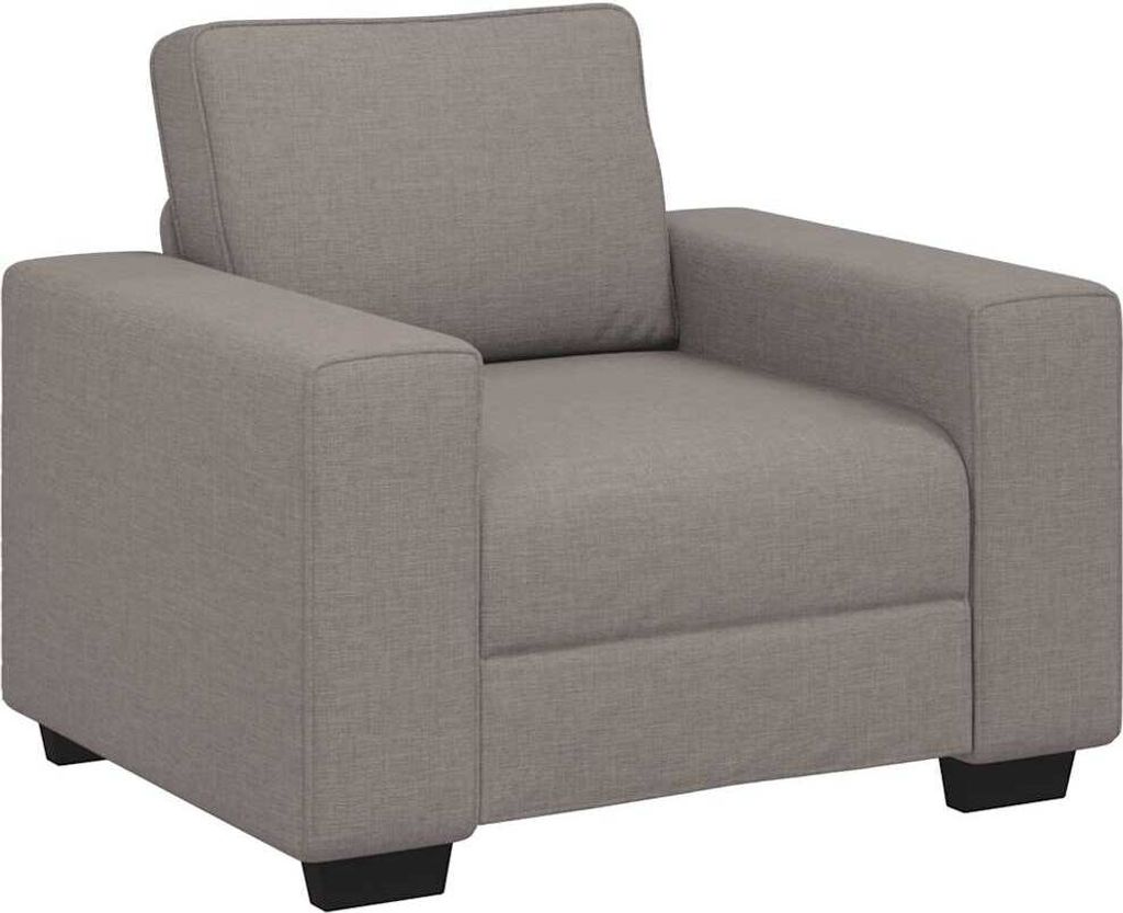 Sessel Taupe 100x77x82 cm Stoff