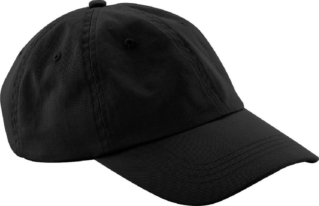 Beechfield Uni 6 Panel Dad Kappe BC3683 (Einheitsgröße) (Schwarz)