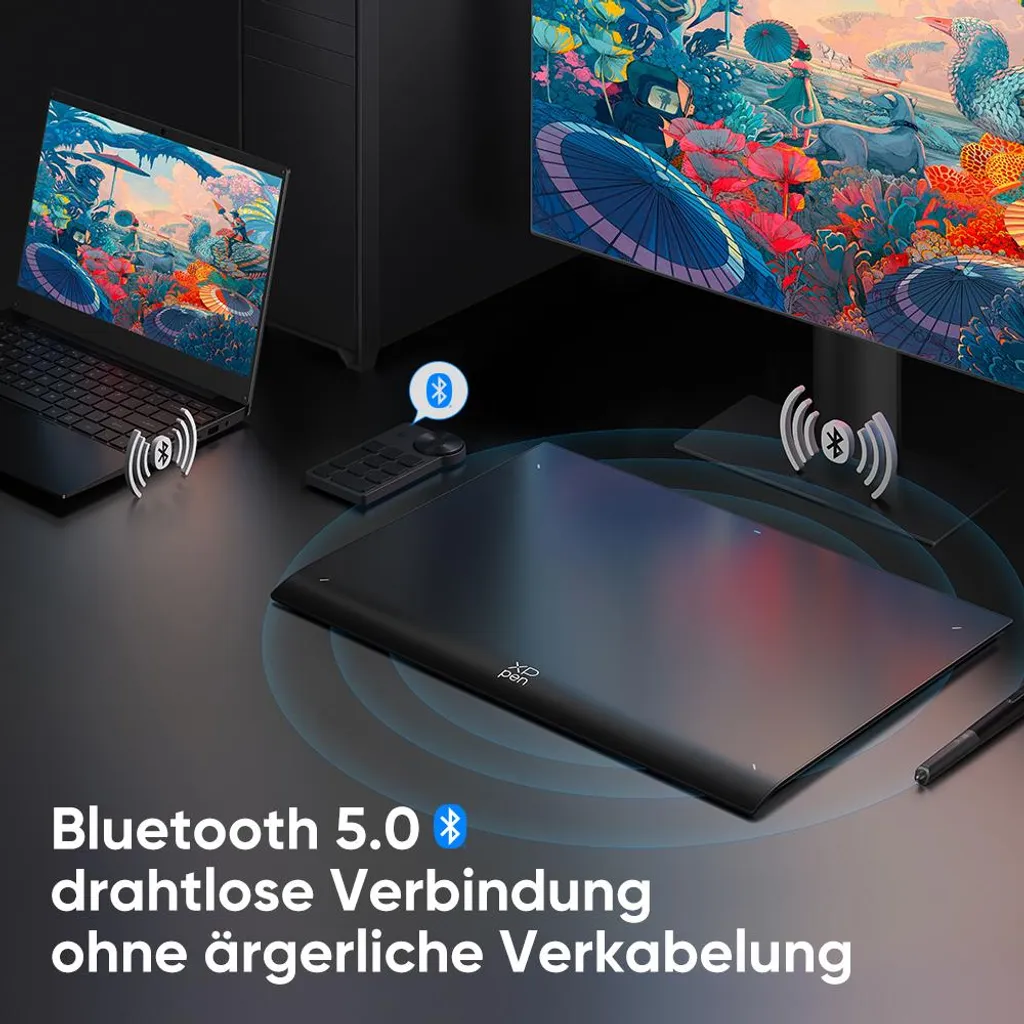 Tablette graphique Bluetooth XPPen Deco Pro MW 2e Génération format Large - 10