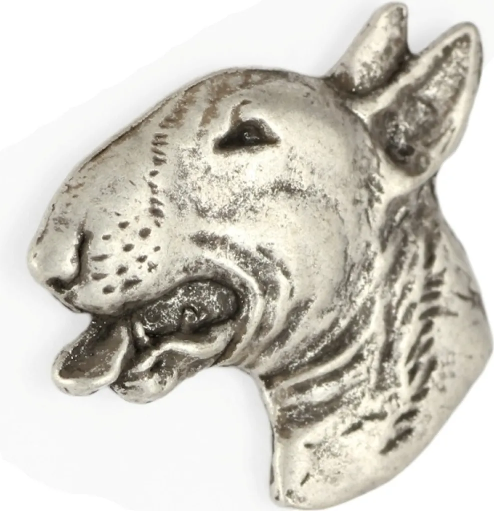 Sublimez votre Veste avec la Broche Bulldog II - Bijou Chien Argenté Chic