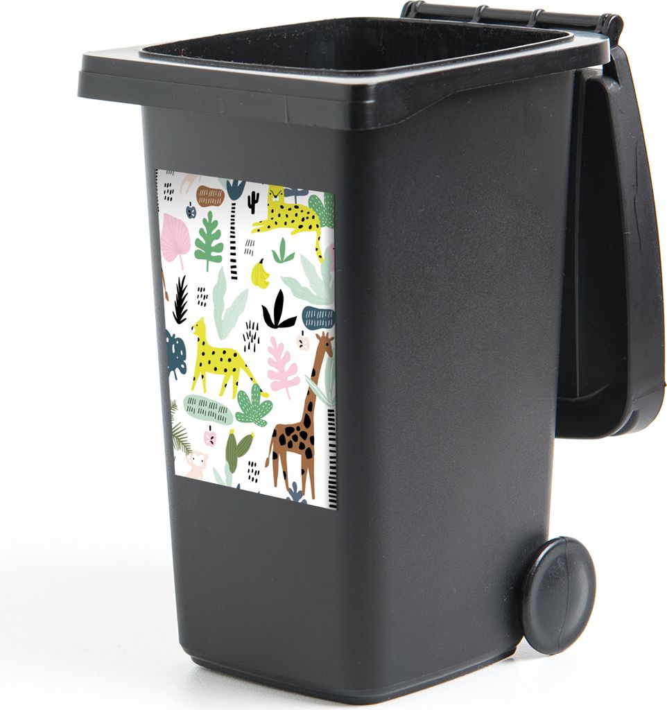 MuchoWow - Mültonnen-sticker - Sticker - Aufkleber für die Mülltonne
