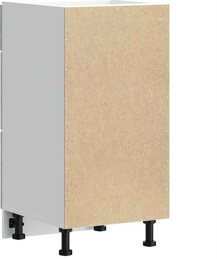 Modulo Cucina Porto Grey Sonoma 60cm: Base in Legno per Progetti Contract - 7