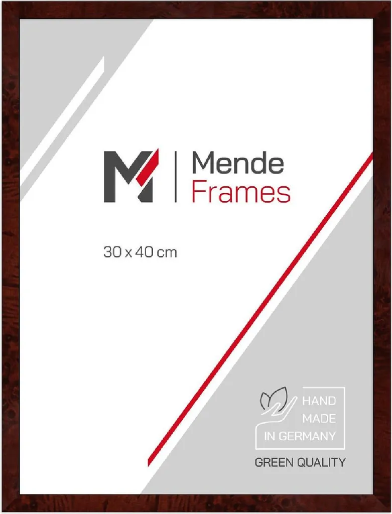 Cornice Regalo MendeFrames H14B Legno 24x30 Radice Scura Elegante