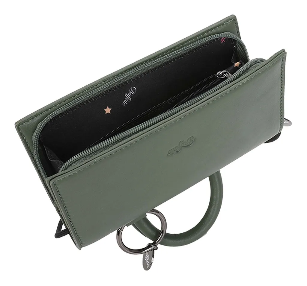 Sac Bandoulière Buffalo Muse On String Vert - Petite Pochette Chic - 5